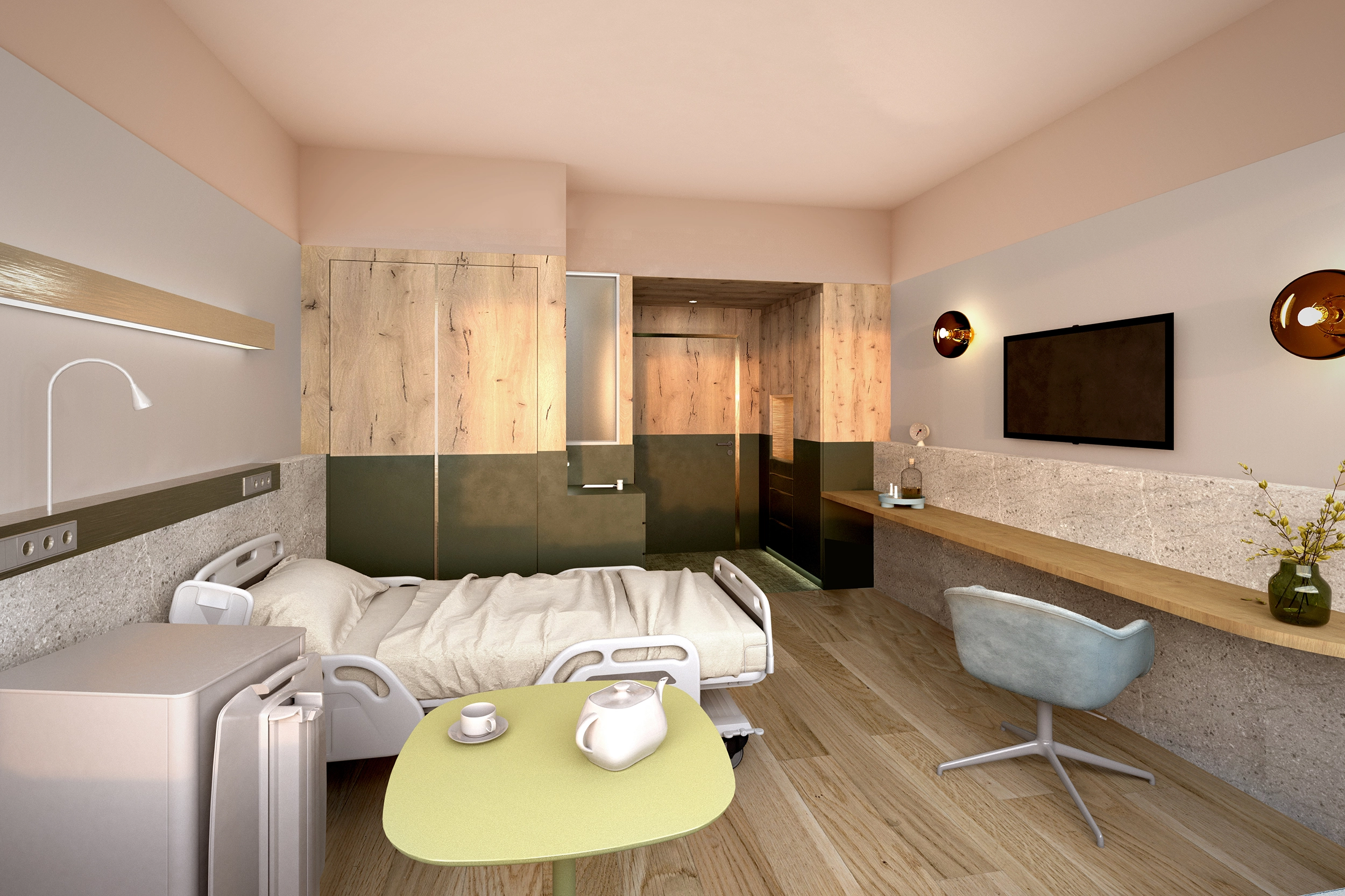 patientenzimmer der zukunft